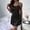 Black, variant on Womens Loose Nightgowns Short Sleeve Moomoo Sleep Shirts Pullover Soft Sleepshirts for Women