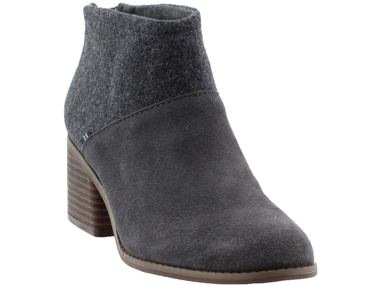 desert taupe suede and felt women's lacy booties