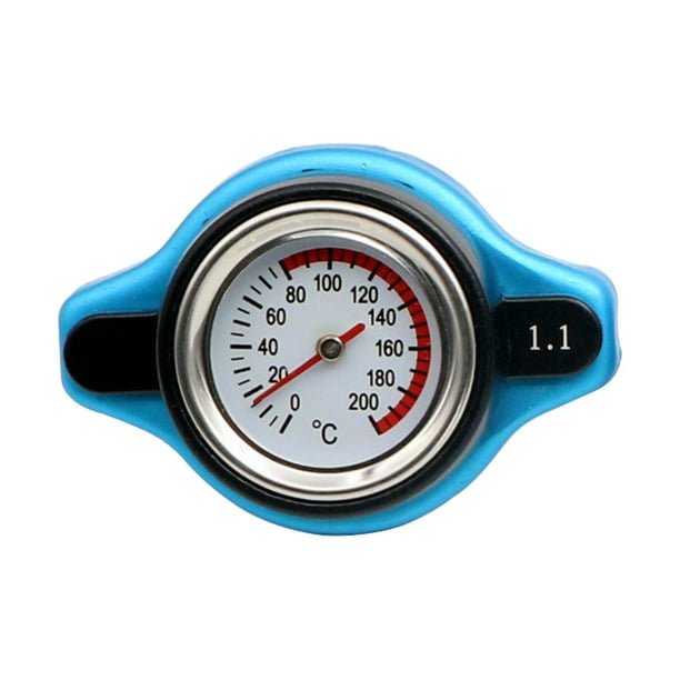Termostato para coche, tapa del radiador, repuestos, indicador de temperatura profesional 1.1 cabeza grande