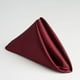 Efavormart 25 Pack | Burgundy Seamless Satin Cloth Dinner Napkins ...