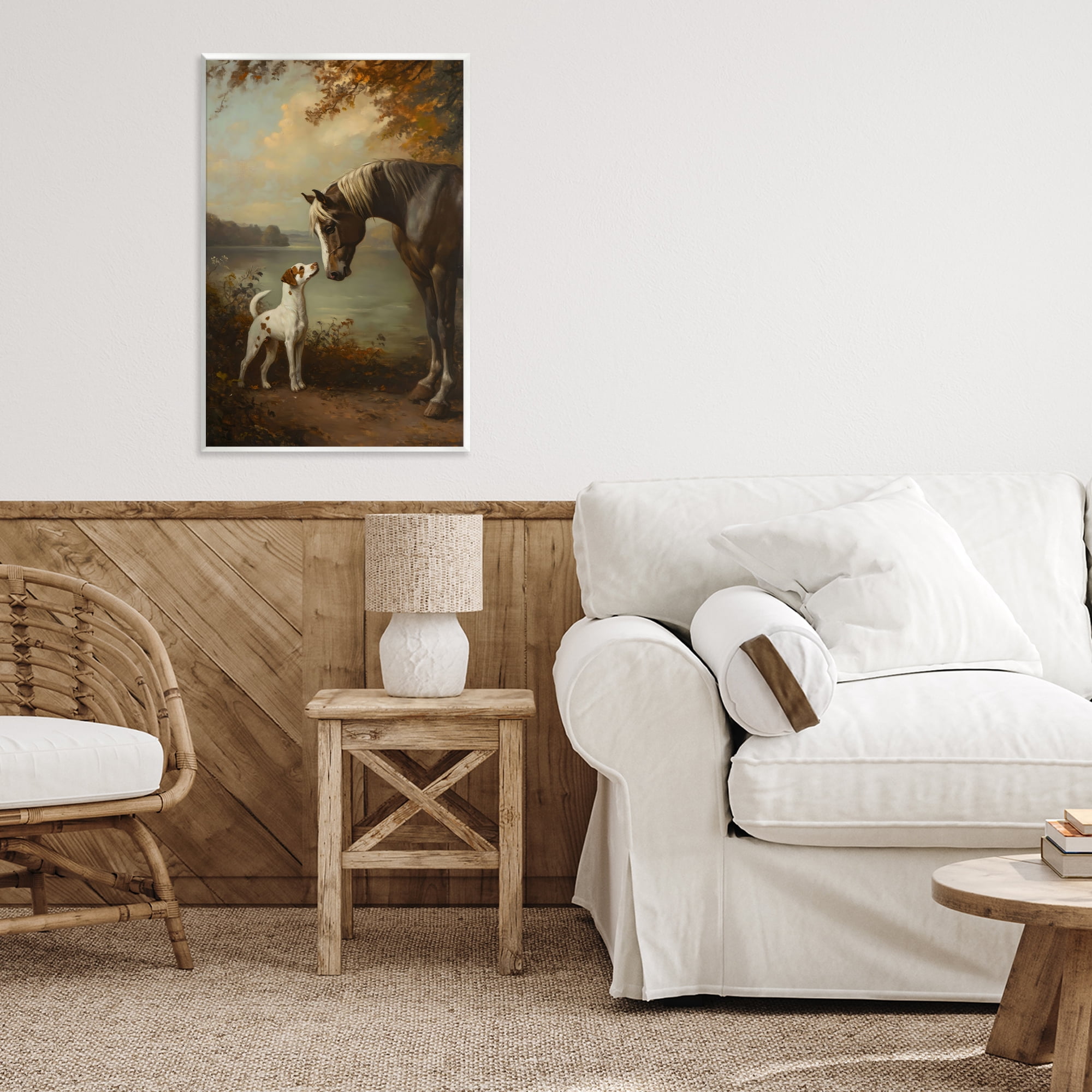 Stupell Industries Autumn Companions Hunting Party Wall Plaque Art, design by Petal Prints Design