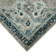 thumbnail image 4 of Luxee Designs Montana 9x12 Area Rug, Durable Low - Pile Medallion Pattern Indoor Rugs for Living Room, Bedroom, Kitchen, Office, High Traffic Area - Teal, 4 of 6