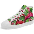 thumbnail image 5 of Aidianart Flamingo High Top Canvas Sneakers Womens High Top Shoes Size 14.5, 5 of 5
