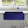 thumbnail image 7 of Whitehaus Collection WHQ330-BLUE Quatro Alcove Sinks Sapphire Blue, 7 of 7