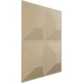 thumbnail image 2 of Ekena Millwork 11 7/8"W x 11 7/8"H Swindon EnduraWall Decorative 3D Wall Panel, UltraCover Satin Smokey Beige (12-Pack for 11.76 Sq. Ft.), 2 of 6