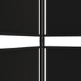 thumbnail image 5 of vidaXL 3-Panel Room Divider Black 150x180 cm Fabric, 5 of 5