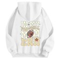 thumbnail image 5 of Oversized Hoodie for Women 'In My Football Mom Era' Graphic Sweatshirt Cozy and Stylish, 5 of 5