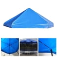 thumbnail image 2 of SXcggal Trampoline Sunshade Cloth 6 、8And 10 Feet Easy To Install Trampoline Protective Cover Tear And Weather Trampoline Protective Cover Practical Basic Protective Cover For Garden, 2 of 9