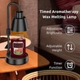 thumbnail image 6 of Candle Warmer Lamp Timer, Dimmable Adjustable Height Wax Melt for Scented Candles, Compatible with Different Height Jar Candles, Safe and efficient, 6 of 7