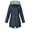 Navy, variant on jsaierl Women's Raincoat Waterproof Lightweight Rain Jacket Active Outdoor Hooded Packable Plus Size Windbreaker Zip Up Coats