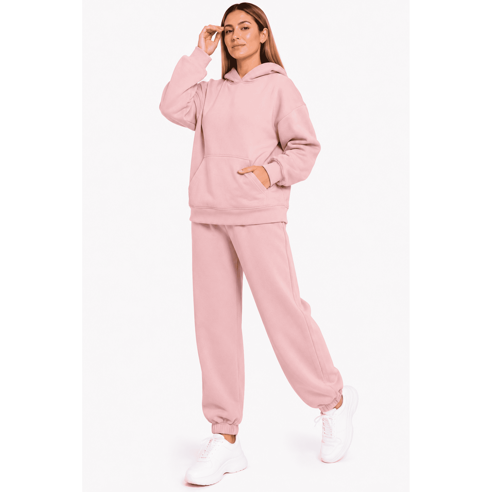 SPXTREME Women's Tracksuit Set 2 Piece Hoodie Sweatpants Lounge Oversized Sweatsuits Fall Outfits