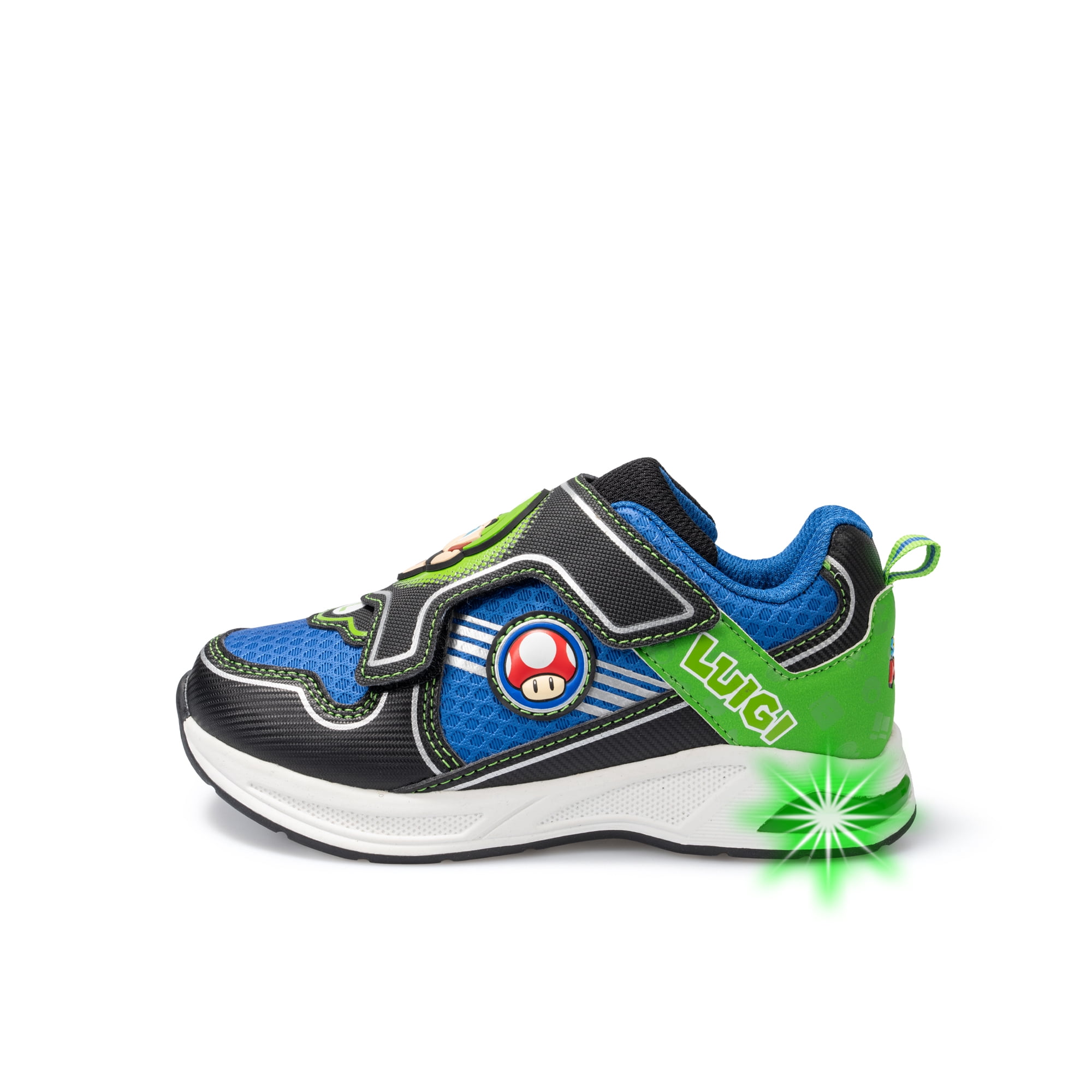 Nintendo Boys Mario and Luigi Light-Up Athletic Sneakers