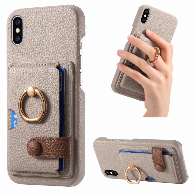 Compatible con iPhone 11, Funda GANGXUN con soporte magnético y tarjetero