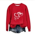 thumbnail image 6 of Atogsazn Women's Valentine's Day Sweatshirts Casual Long Sleeve Hearts Pullover Sweatshirt Fall Tops Clothing 07-Red M Fashion, 6 of 6