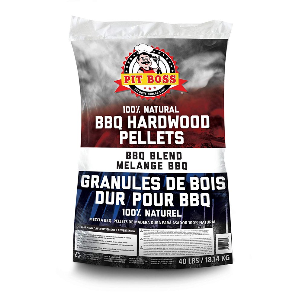 Pit Boss Barbecue Blend Smoker Pellets, Natural Hardwood 40 Lbs