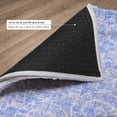 thumbnail image 6 of Addison Rugs Dream Shag Premium Machine Washable Transitional Nautilus Blue Round Rug, 8' x 8', 6 of 8