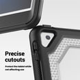 thumbnail image 4 of FJLBDE Case for iPad Pro 10.5 Inch/iPad Air 3rd Gen 2019 with 360 Rotating Stand, Shoulder Strap, Heavy Duty Shockproof Cover, Transparent, 4 of 7