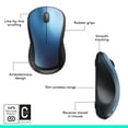 thumbnail image 7 of Logitech M310 Wireless Mouse, 2.4 GHz with USB Nano Receiver, 1000 DPI Optical Tracking, 18 Month Battery, Ambidextrous, Peacock Blue, 7 of 7