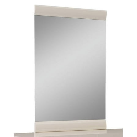 47" Refined Beige High Gloss Mirror