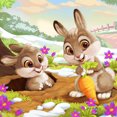 thumbnail image 1 of Kit de pintura de diamante 5D, conjunto de imágenes de mosaico de taladro redondo completo de animales de dibujos animados DIY FLhrweasw Nuevo, 1 of 1