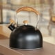 thumbnail image 2 of Tetera 2.5L Cipaher Tea Kettle for Stove Top and Induction Stove Negro Tetera de Acero Inoxidable para Estufa, 2 of 5
