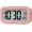 Light Salmon Pink, variant on Night Light Digital Alarm Clock Battery Operated with Indoor Temperature, Desk Small Clock (Black)