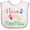 White and Pink, variant on Inktastic I Love My Meemaw Girls Baby Bib