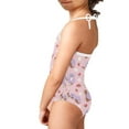 thumbnail image 4 of FOR U DESIGNS Koala Strawberry Halter Neck Swimsuit for Girls 7-8 Years Old Comfy Kids Beach Wear Casual One Piece Bathing Suit for Swimming Class Polyester Activewear, 4 of 6