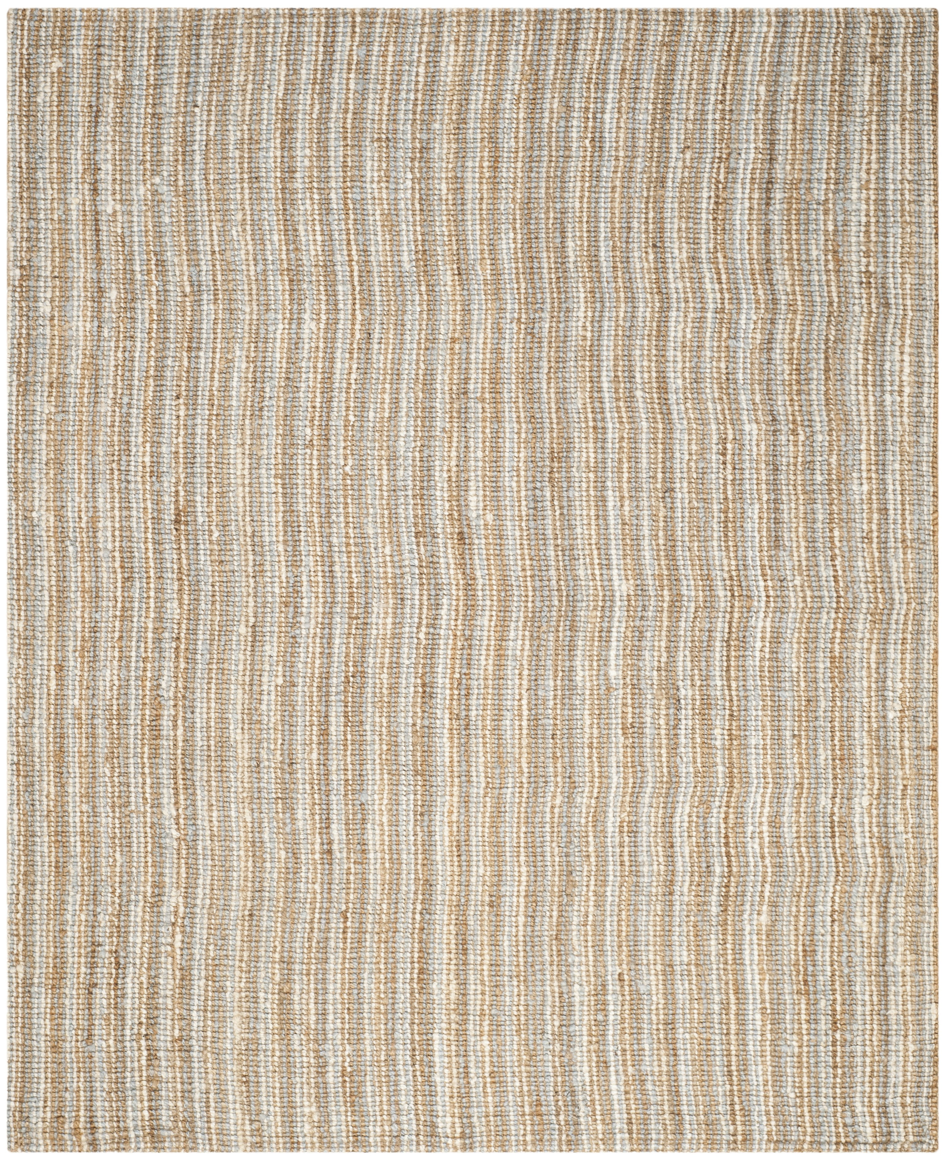 Safavieh Natural Fiber Levi Solid Area Rug, Gray/Natural, 10' x 14'