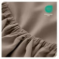 thumbnail image 5 of 2-Pack Fitted Bottom Sheets King - Premium 1800 Ultra-Soft Wrinkle Resistant Microfiber - Deep Pocket (King, Taupe), 5 of 9
