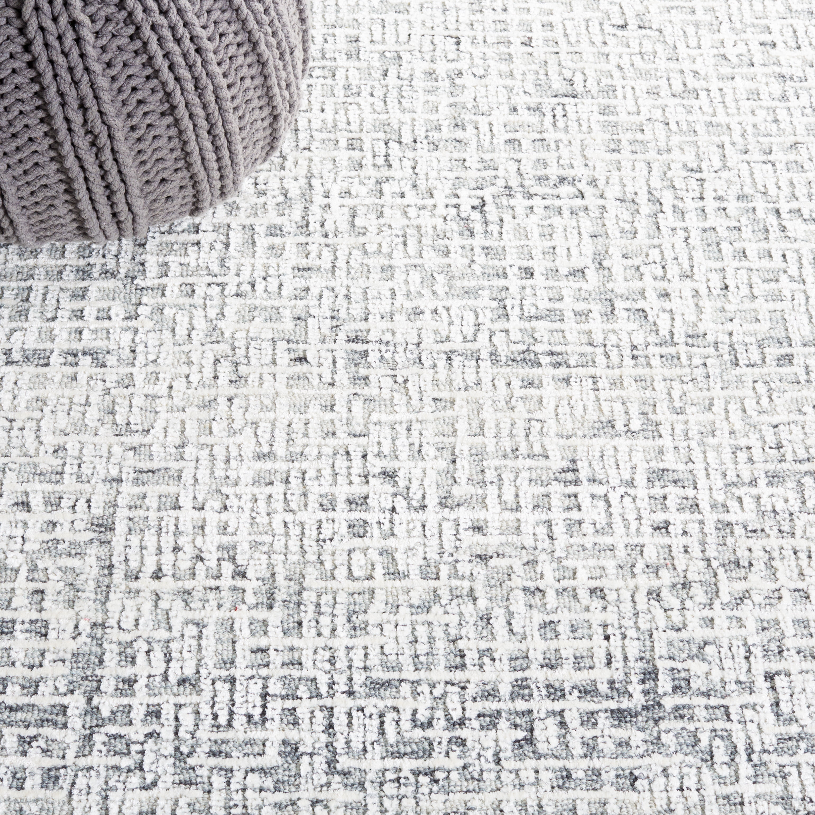 SAFAVIEH Glamour Ida Abstract Area Rug, Grey/Ivory, 3' x 5'