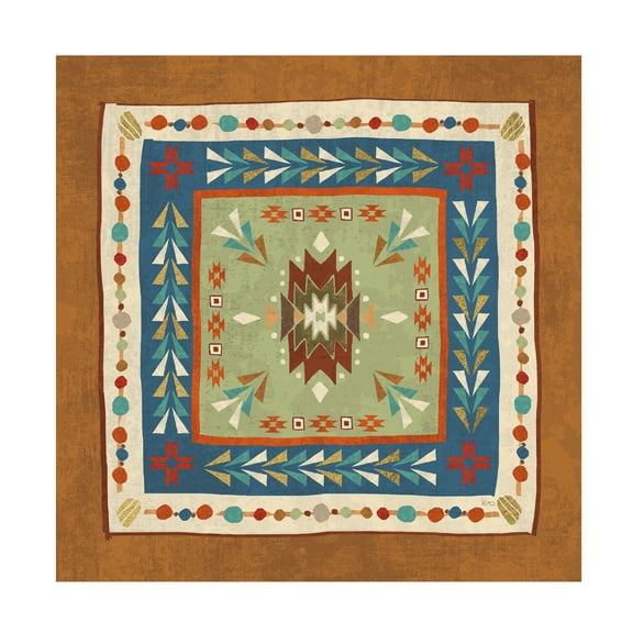 Veronique Charron 'Southwest At Heart Tile VIII' Canvas Art