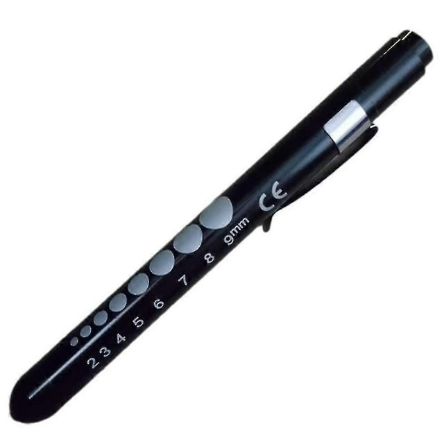 Lampe Stylo Portable avec Pince pour Stylo, Lampe Stylo Réutilisable et Durable pour Personnes Médicales