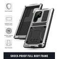 thumbnail image 4 of Allytech Case for Samsung Galaxy S22 Ultra 5G, Built-in Tempered Glass Screen Protector Full Body Shockproof Heavy Duty Protective Case with Detachable Rope for Galaxy S22 Ultra 2022(6.8"), Silver, 4 of 8