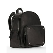 No Boundaries Black Front Zip Pocket Backpack