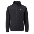 thumbnail image 2 of Men's Cutter & Buck  Black Baltimore Ravens  Charter Eco Recycled Full-Zip Jacket, 2 of 3