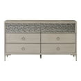 thumbnail image 2 of Furniture of America Brio 6-Drawer Solid Wood Adult Bedroom Double Dresser, Natural Oak, 2 of 12
