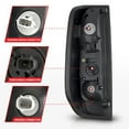 thumbnail image 4 of ANZO USA Tail Light Assembly 311444 LED; Smoke Lens; Black Housing; Set Of 2, 4 of 6