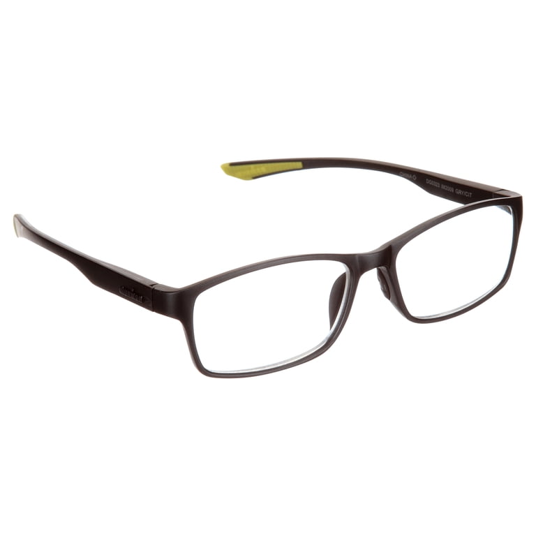 Ironman Rectangle Grey Reader Eyeglass 3.00 - Walmart.com