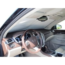 HeatShield, The Original Windshield Sun Shade, Custom-Fit for Cadillac SRX SUV w/ Sensor 2010, 2011, 2012, Silver Series
