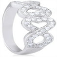 thumbnail image 1 of Signes d'Éternité en Argent avec Anneau de Zircone Cubique, 1 of 2
