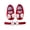 Red, variant on 2pcs/Set Newborn Baby Girl Princess Mary Jane Shoes Toddler Infant Wedding Dress Flat Shoes with Free Headband