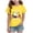 Tshirts-Yellow, variant on kpoplk Girls 4th of July Shirts American Flag Tees Kids Patriotic Independence Day Memorial Day Tops(Yellow,2-3 Y)