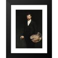 thumbnail image 2 of Wincenty Wodzinowski 14x18 Black Modern Framed Museum Art Print Titled - Self-Portrait with Palette (1895), 2 of 5