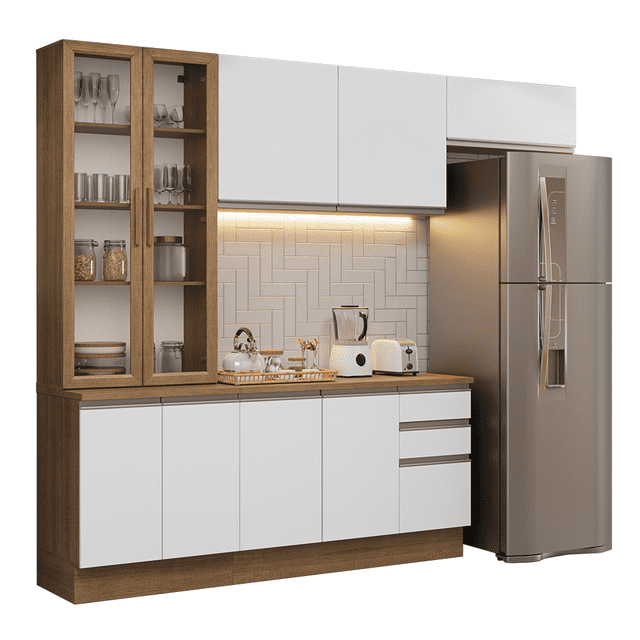 Cocina Integral Completa Modular Madesa Glamy 270cm MB 16