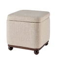 thumbnail image 4 of Better Homes & Gardens Ambrose Storage Ottoman, Heather Wheat, 4 of 9