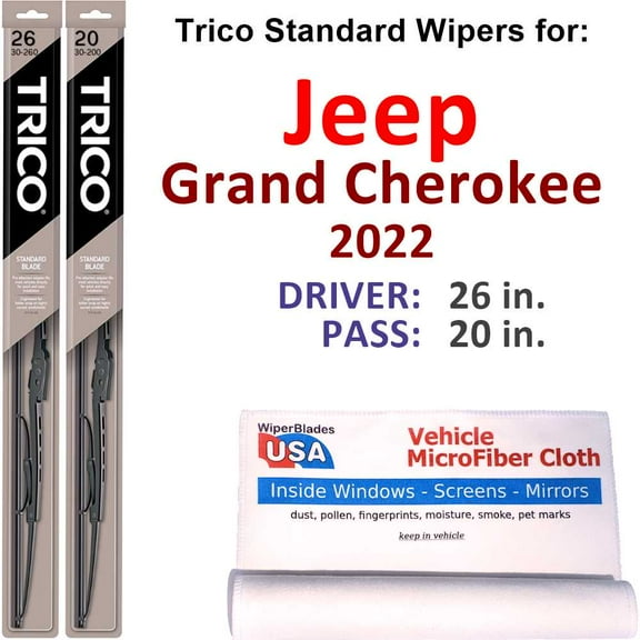 2022 Jeep Grand Cherokee Wiper Blades (Set of 2)