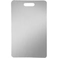 thumbnail image 1 of Tablas de cortar de titanio, Tabla de cortar de titanio para cocina, Tablas de cortar de acero inoxidable 304 de grado alimenticio, Tablas de cortar de acero para carne, frutas y verduras, 1 of 6