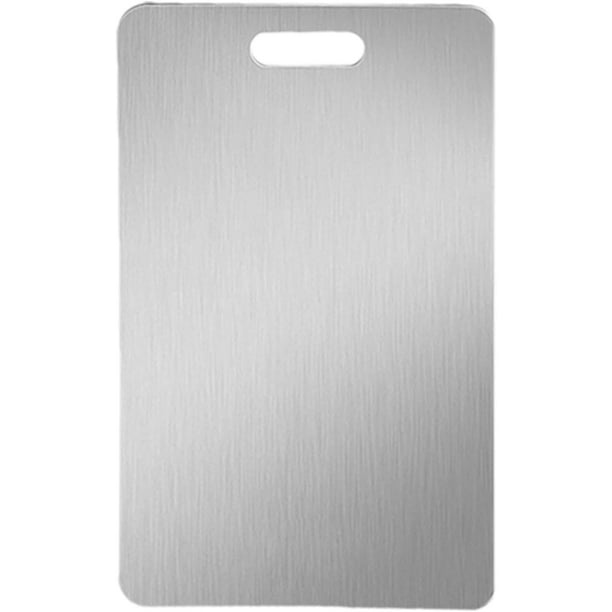 Tablas de cortar de titanio, Tabla de cortar de titanio para cocina, Tablas de cortar de acero inoxidable 304 de grado alimenticio, Tablas de cortar de acero para carne, frutas y verduras