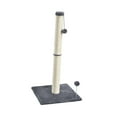 thumbnail image 1 of Cat Scratching Post Sisal Rope Scratch Post with Interactive Ball Toy for Indoor 79cm White, 1 of 9
